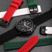 Thumbnail for Maserati Herren Armbanduhr  Successo NA Chronograph und Datumsfenster Armband Silicone R8871648005