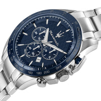 Thumbnail for Maserati Herren Armbanduhr  Traguardo 45 mm Chronograph & Datumsfenster Armband Stainless Steel R8873612043