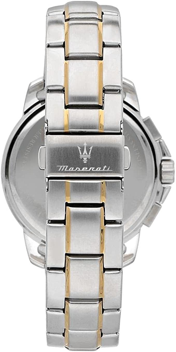 Maserati Herren Armbanduhr Chronograph SUCCESSO 44 mm Armband Edelstahl R8873621016