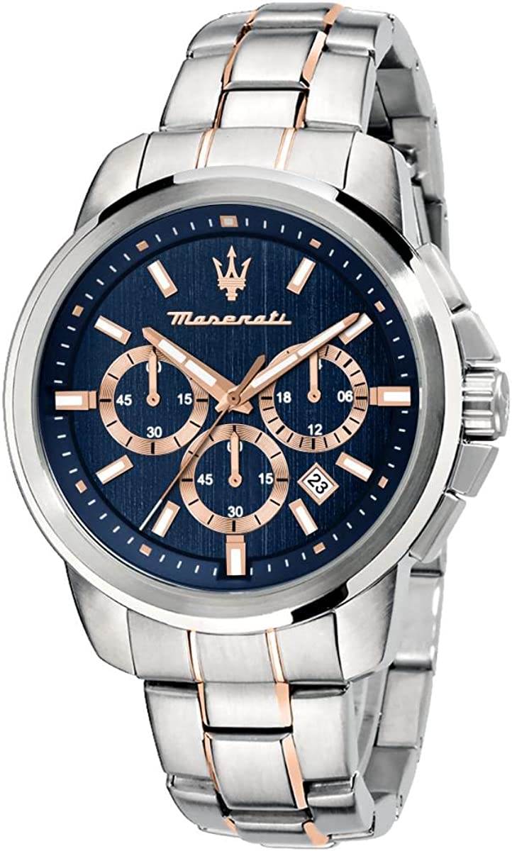 Maserati Herren Armbanduhr SUCCESSO  44 mm Armband Edelstahl R8873621008