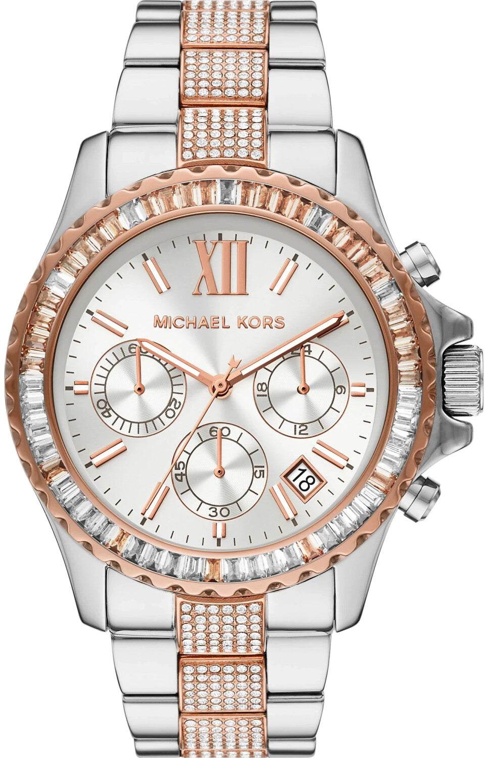 Michael Kors Damen Armbanduhr EVEREST bicolor MK6975