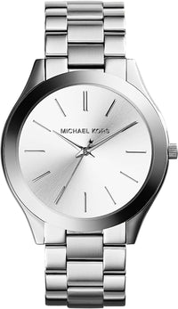 Thumbnail for Michael Kors Damen Armbanduhr Slim Runway Edelstahl Armband silber MK3178