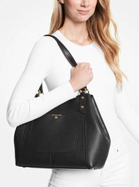 Thumbnail for Michael Kors Damen Handtasche Molly Shopper aus gekrispeltem Leder 30S2G6ME3L