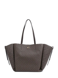 Thumbnail for Michael Kors Damen Shopper Freya Large Open Tote Bag Chocolate 30S2G7FT3B251