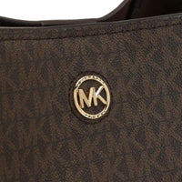 Thumbnail for Michael Kors Damen Shopper Freya Large Open Tote Bag Chocolate 30S2G7FT3B251