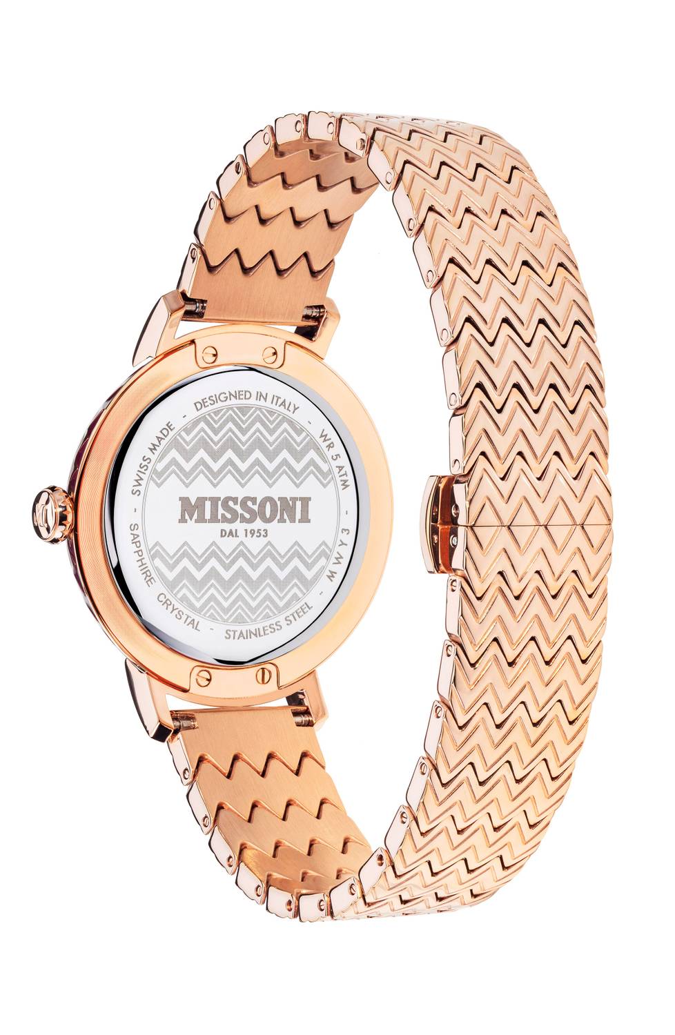 Missoni Damen Armbanduhr Chevron 37MM MWY300720