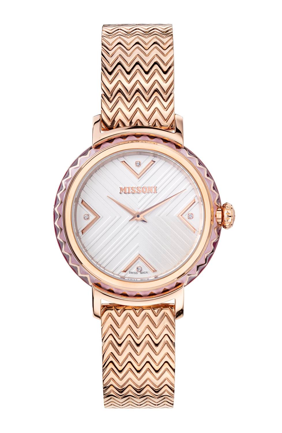 Missoni Damen Armbanduhr Chevron 37MM MWY300720