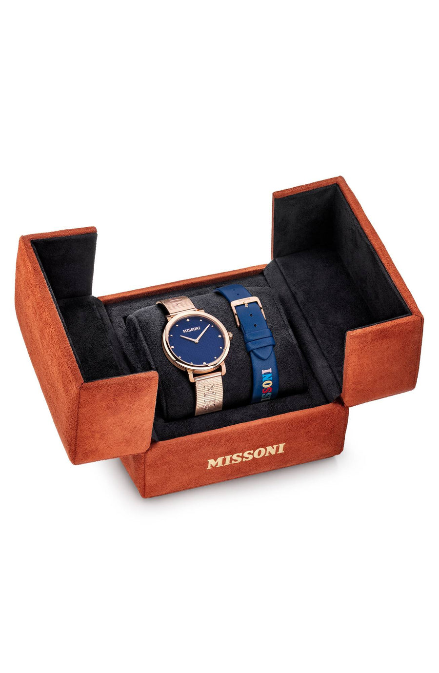 Missoni Damen Armbanduhr Lettering Roségold