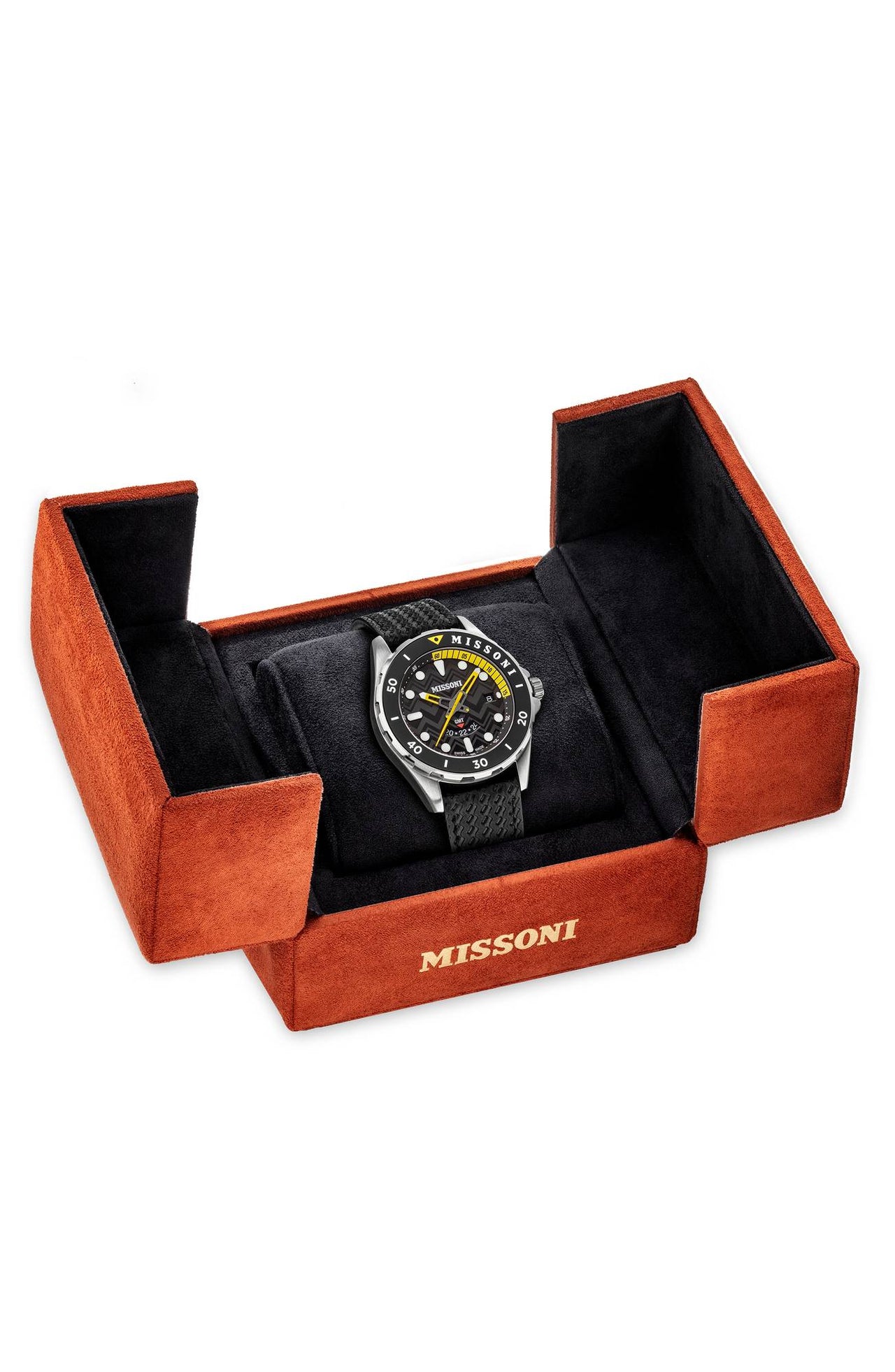 Missoni Schweizer Herrenuhr GMT