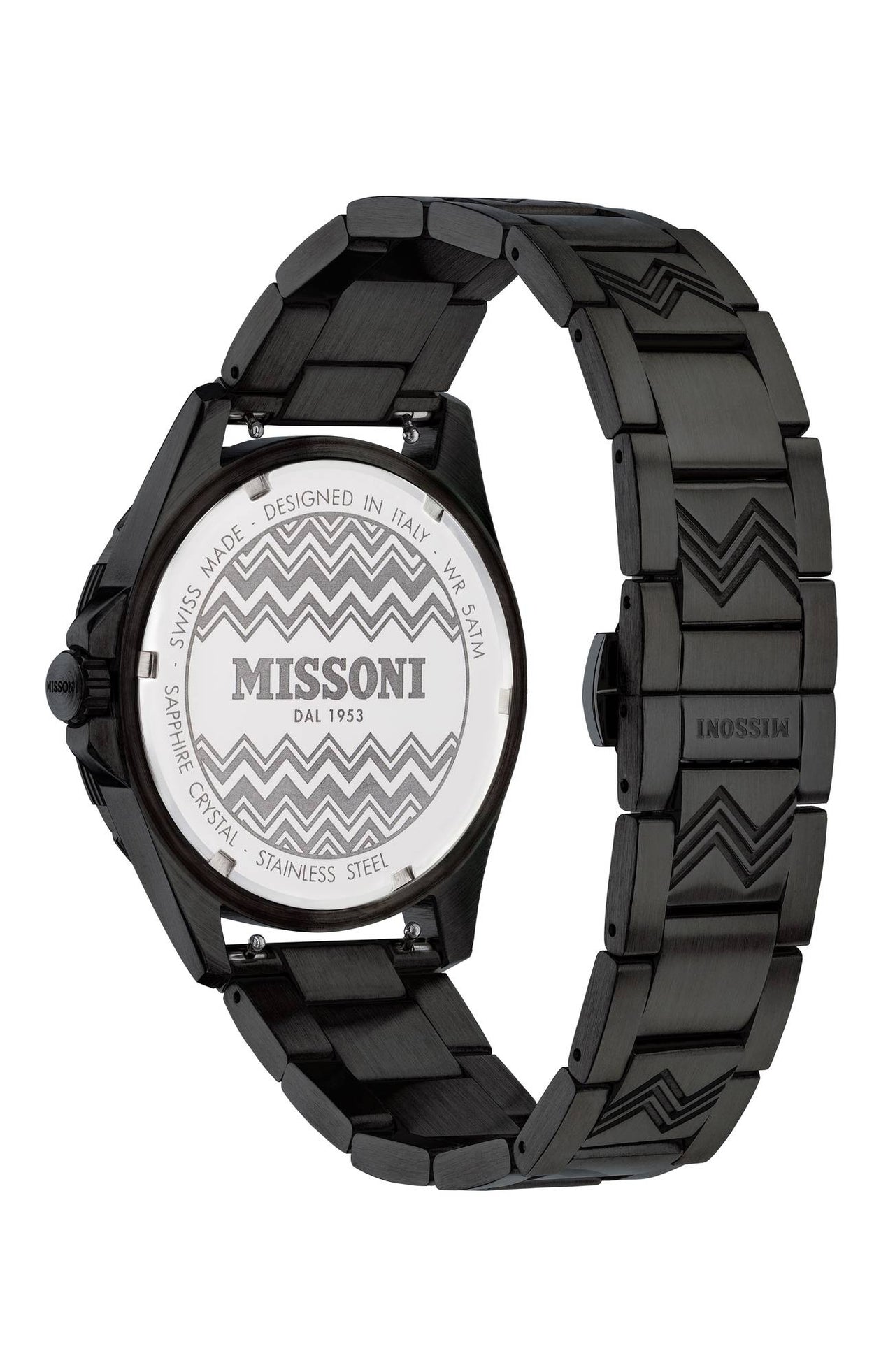 Missoni Schweizer Herrenuhr GMT