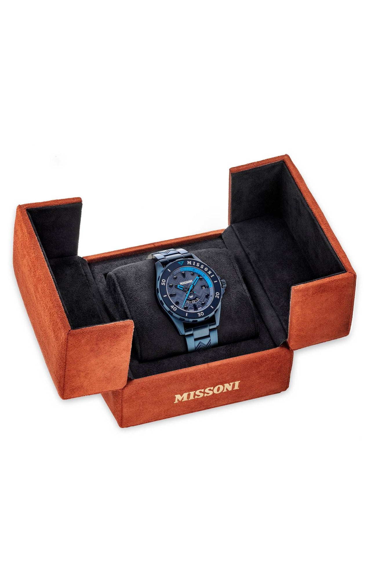 Missoni Schweizer Herrenuhr GMT