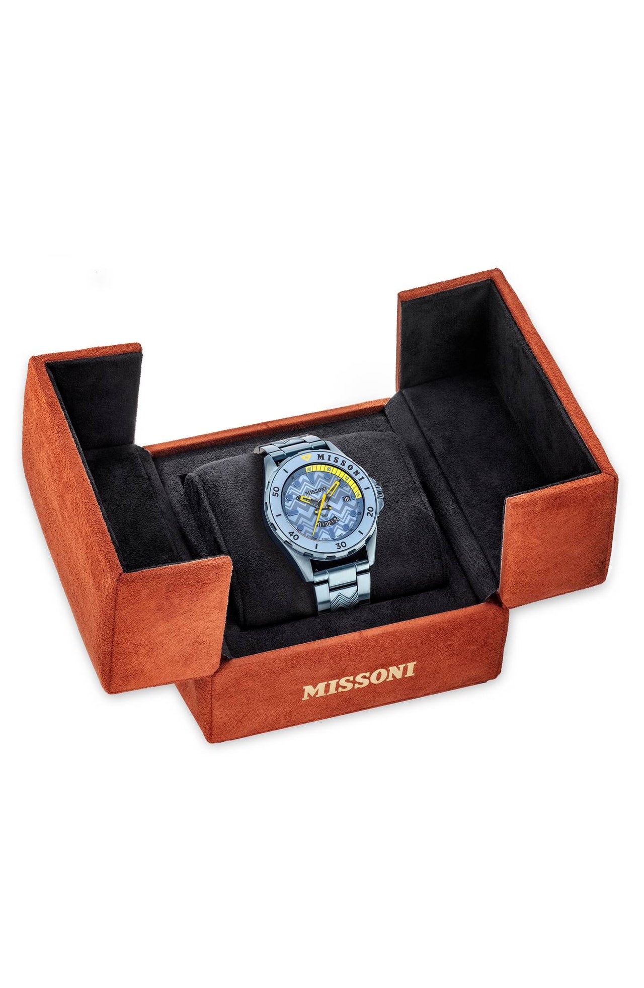 Missoni Schweizer Herrenuhr GMT