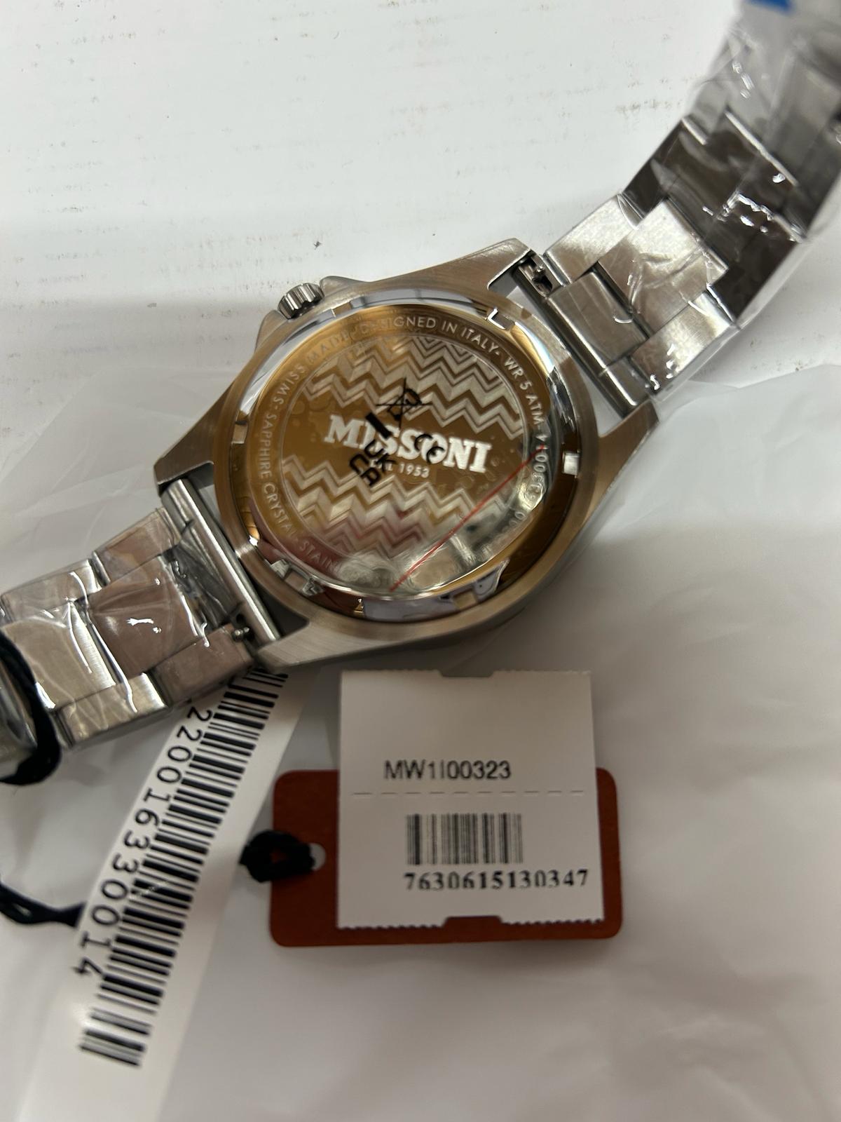 Missoni Schweizer Herrenuhr GMT