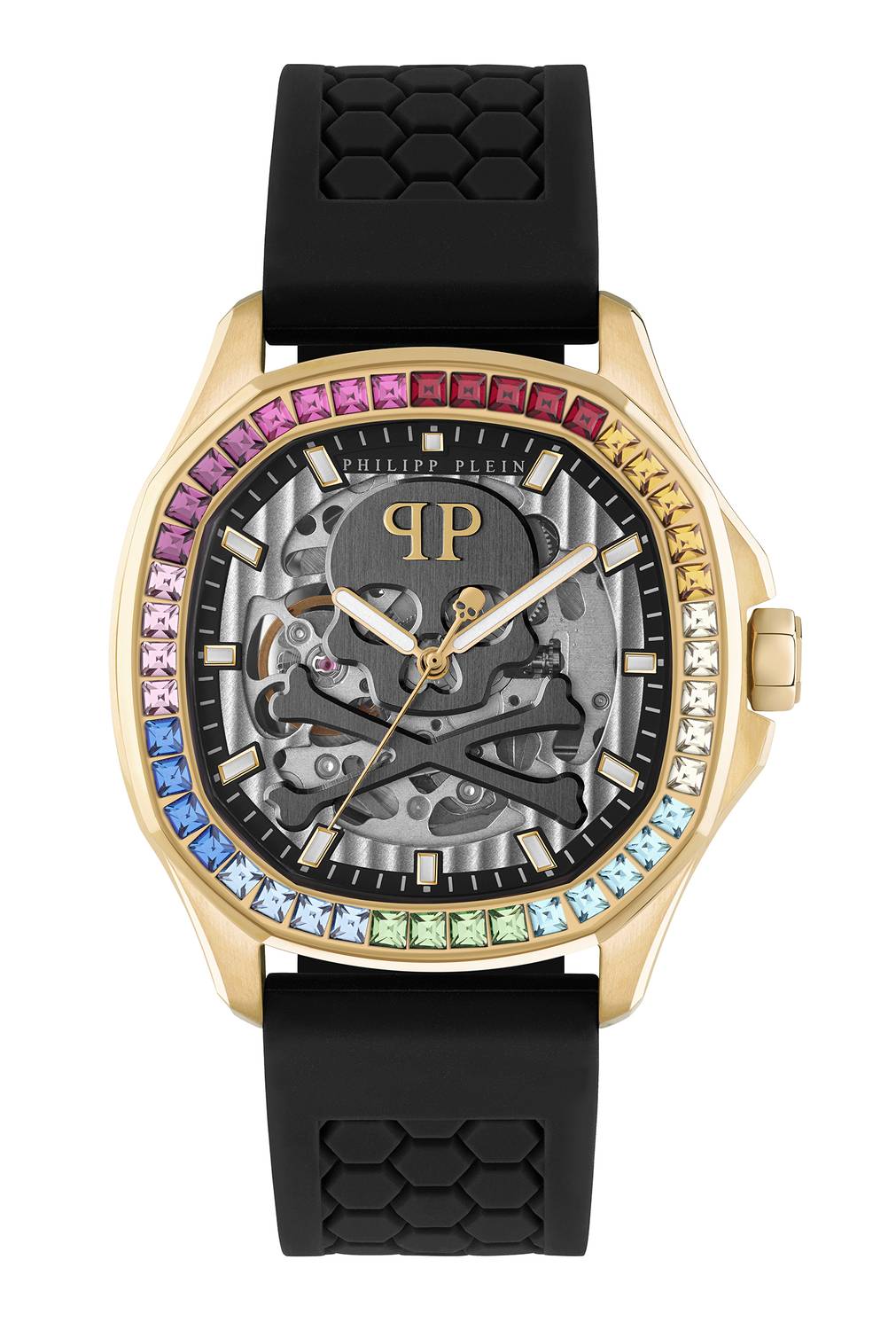 Philipp Plein Automatik Herrenuhr $keleton $pectre Rainbow