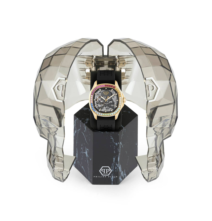 Philipp Plein Automatik Herrenuhr $keleton $pectre Rainbow