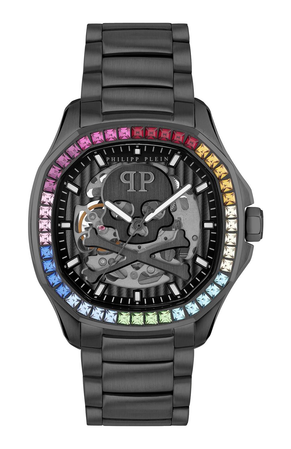 Philipp Plein Automatik Herrenuhr $keleton $pectre Rainbow