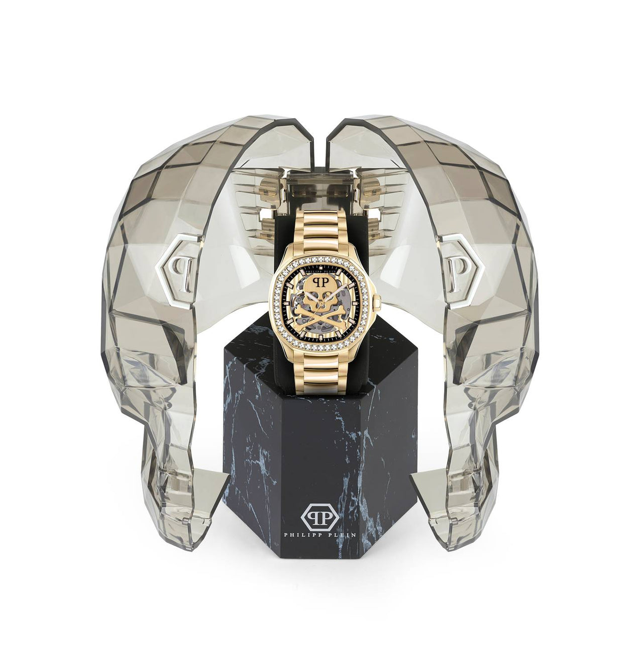 Philipp Plein Automatik Herrenuhr $keleton $pectre