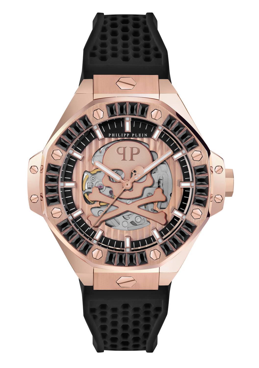 Philipp Plein Automatik Herrenuhr Plein $keleton Royal