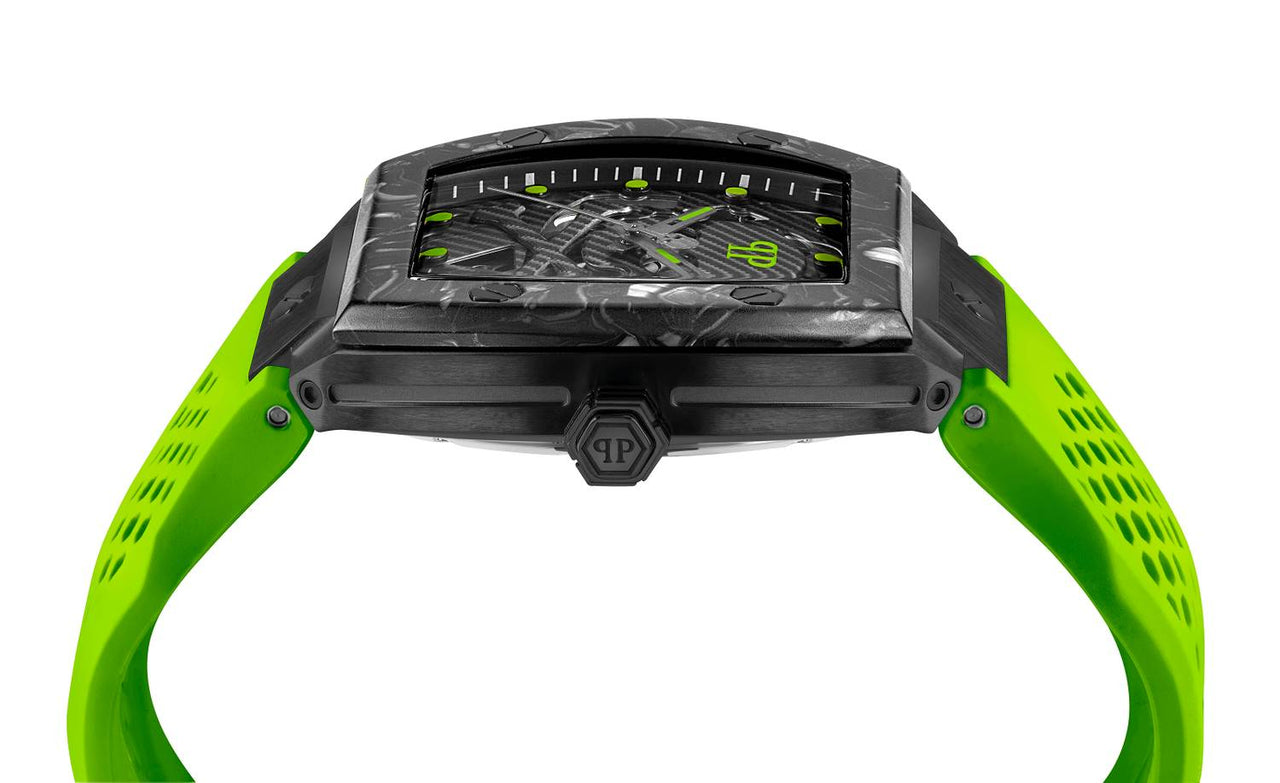 Philipp Plein Automatik Herrenuhr The $keleton $port Master Neon Viper