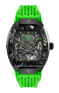 Thumbnail for Philipp Plein Automatik Herrenuhr The $keleton $port Master Neon Lime