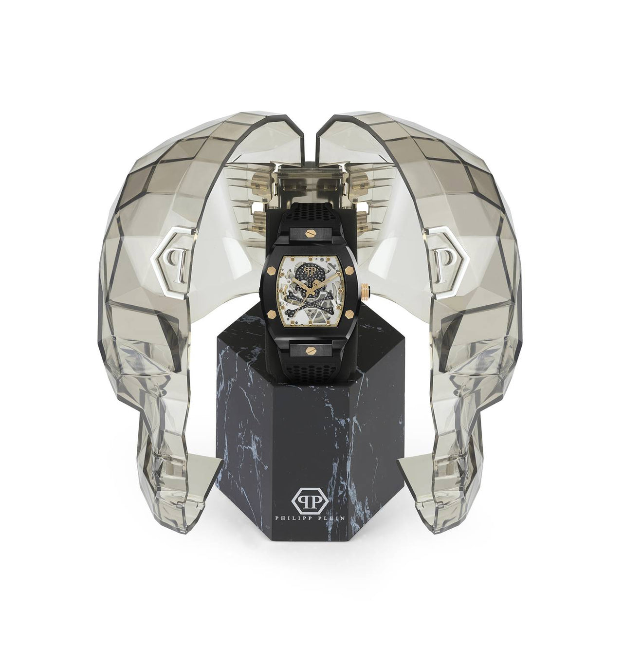 Philipp Plein Automatik Herrenuhr The $keleton Caviar PWBAA0521