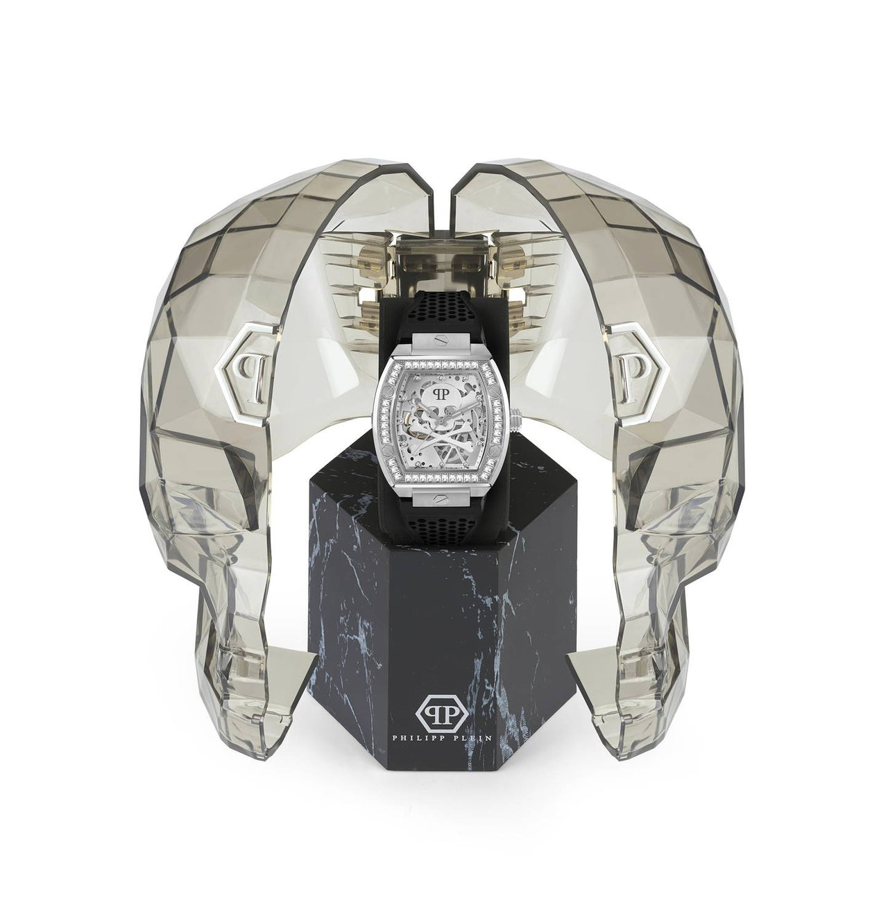 Philipp Plein Automatik Herrenuhr The $keleton Crystal