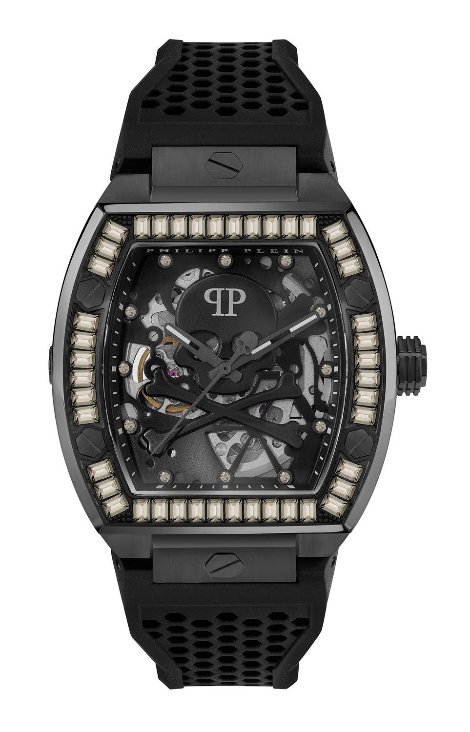 Philipp Plein Automatik Herrenuhr The $keleton Crystal