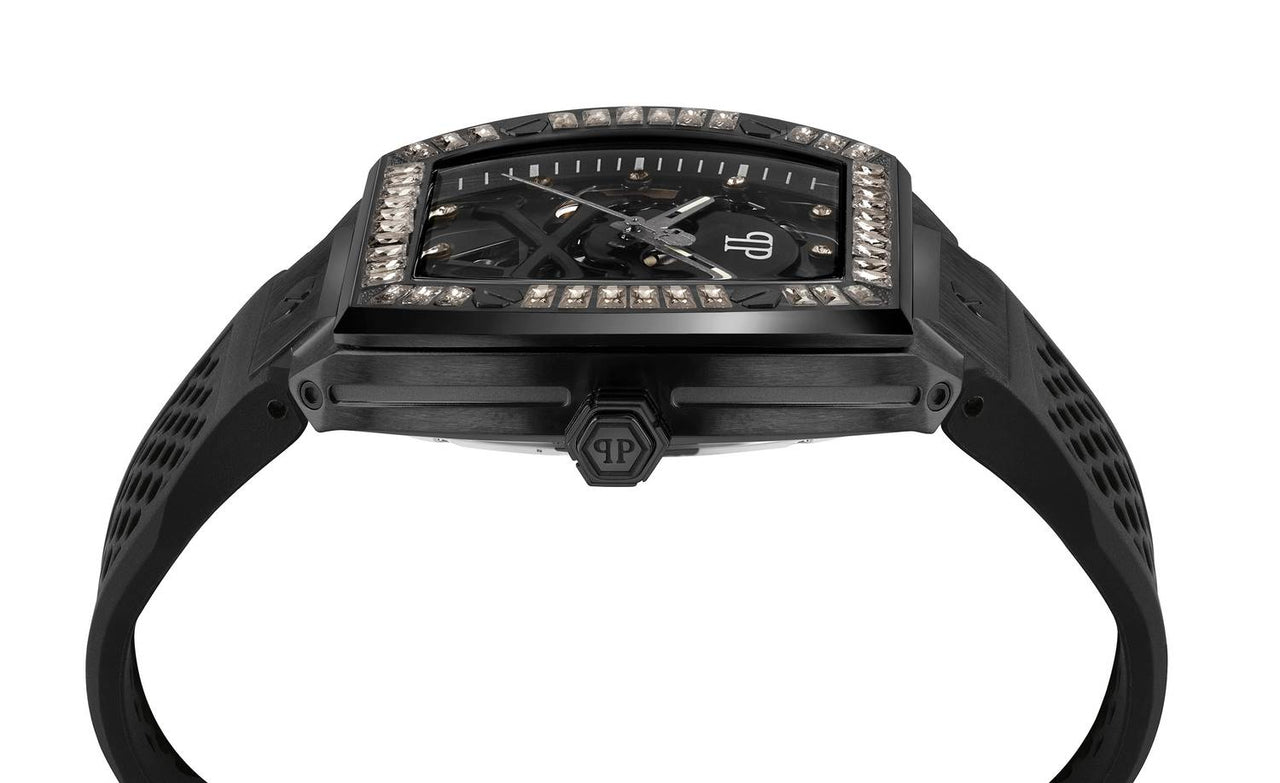 Philipp Plein Automatik Herrenuhr The $keleton Crystal