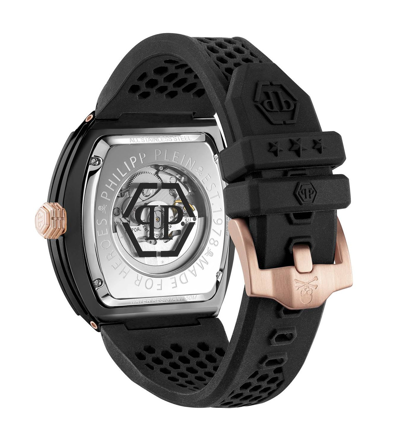 Philipp Plein Automatik Herrenuhr The $keleton Ecoceramic