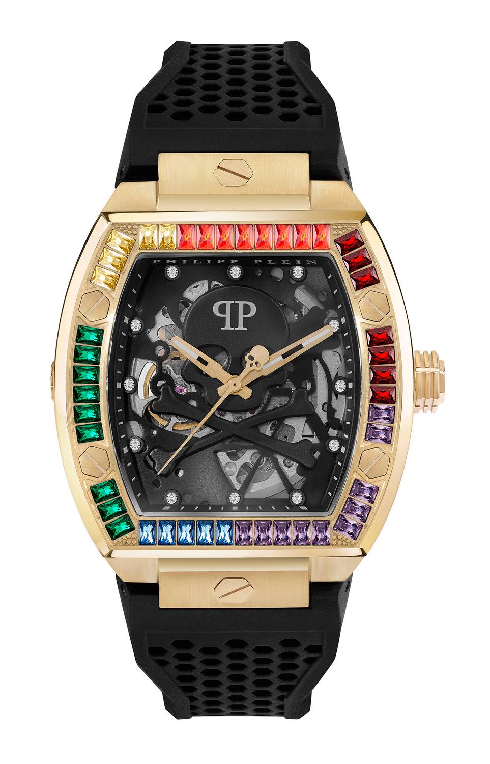 Philipp Plein Automatik Herrenuhr The $keleton Rainbow