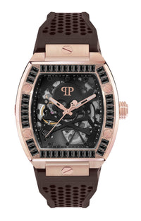 Thumbnail for Philipp Plein Automatik Herrenuhr The $keleton Crystal