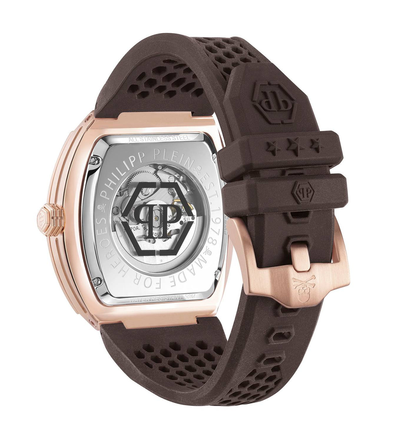 Philipp Plein Automatik Herrenuhr The $keleton Crystal