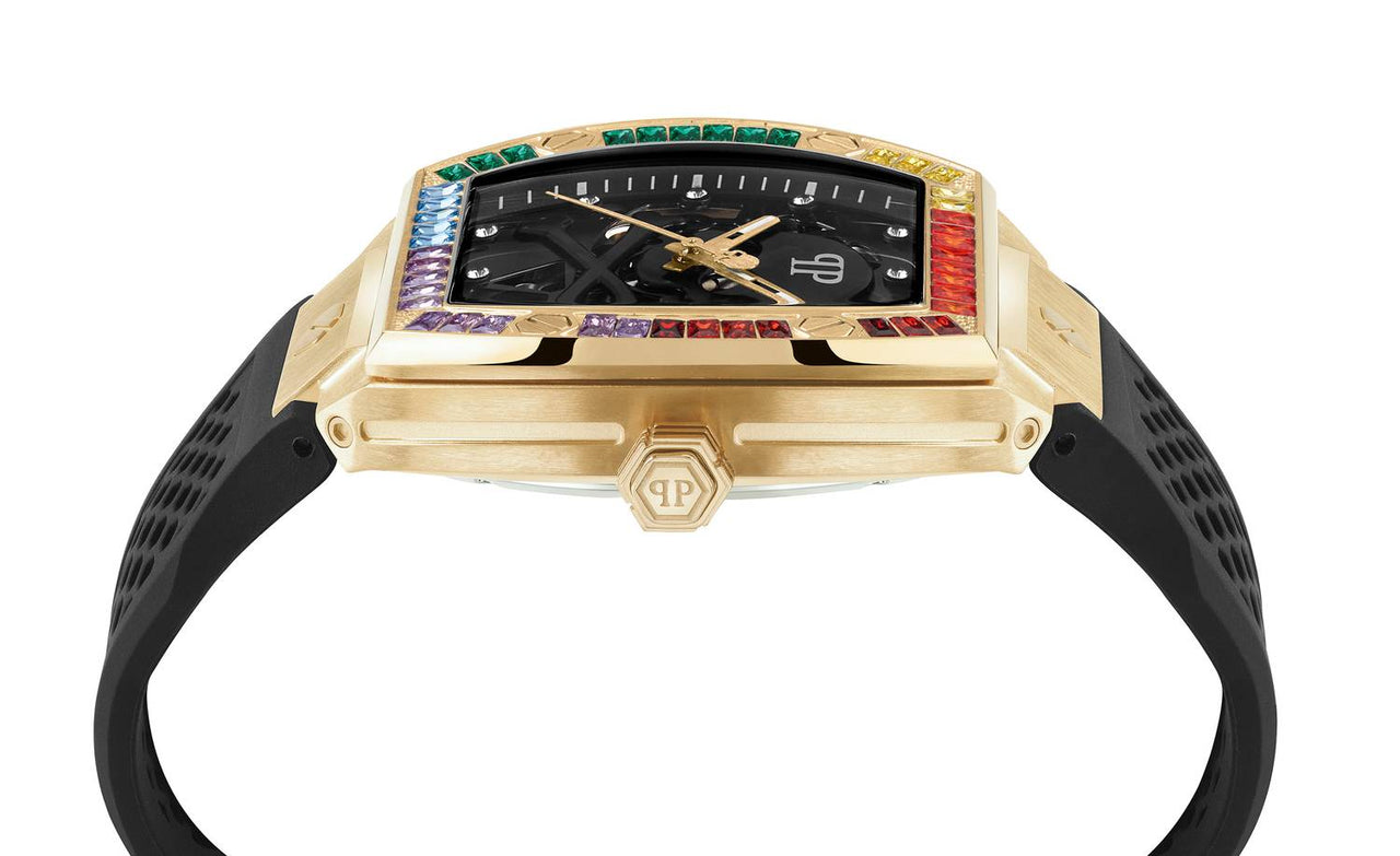 Philipp Plein Automatik Herrenuhr The $keleton Rainbow