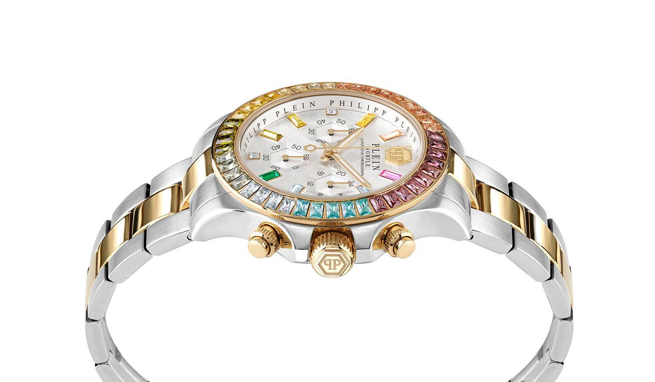 Philipp Plein Damenuhr Chrono Nobile Lady Rainbow