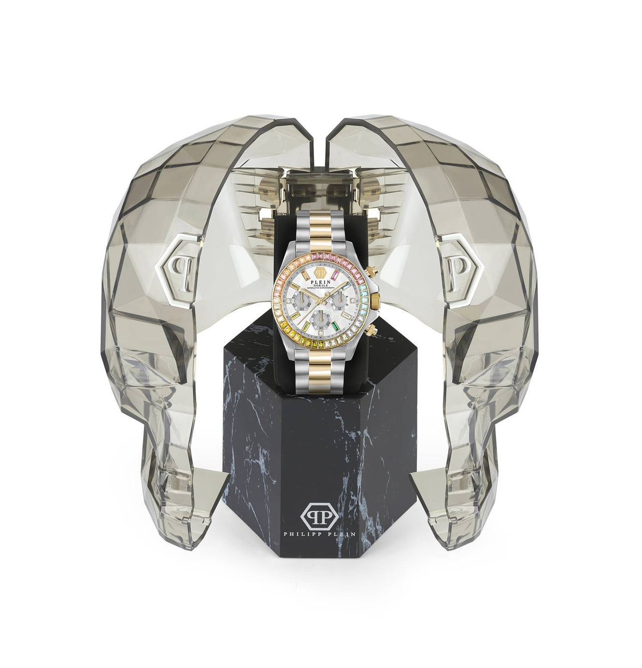 Philipp Plein Damenuhr Chrono Nobile Lady Rainbow