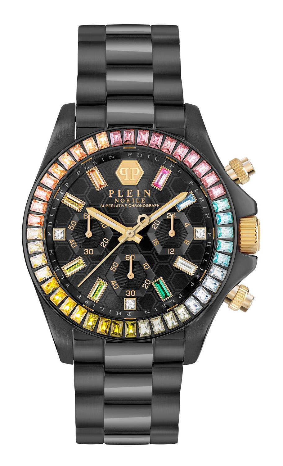 Philipp Plein Damenuhr Chrono Nobile Lady Rainbow