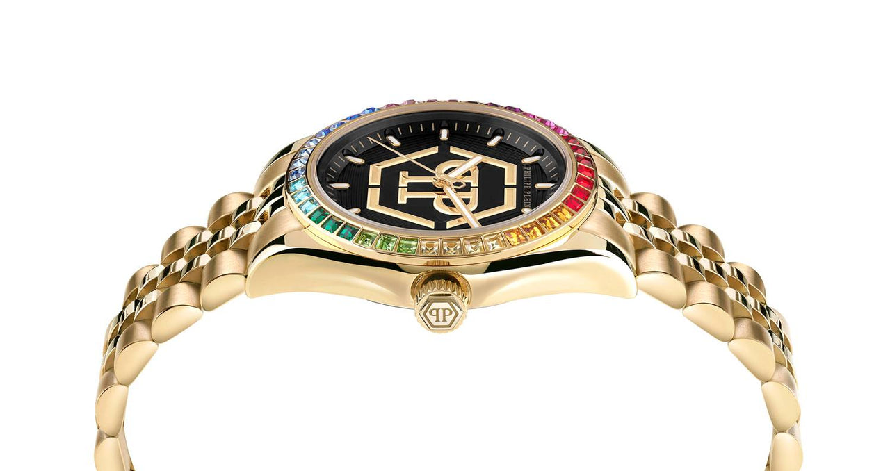 Philipp Plein Damenuhr Date Superlative Rainbow