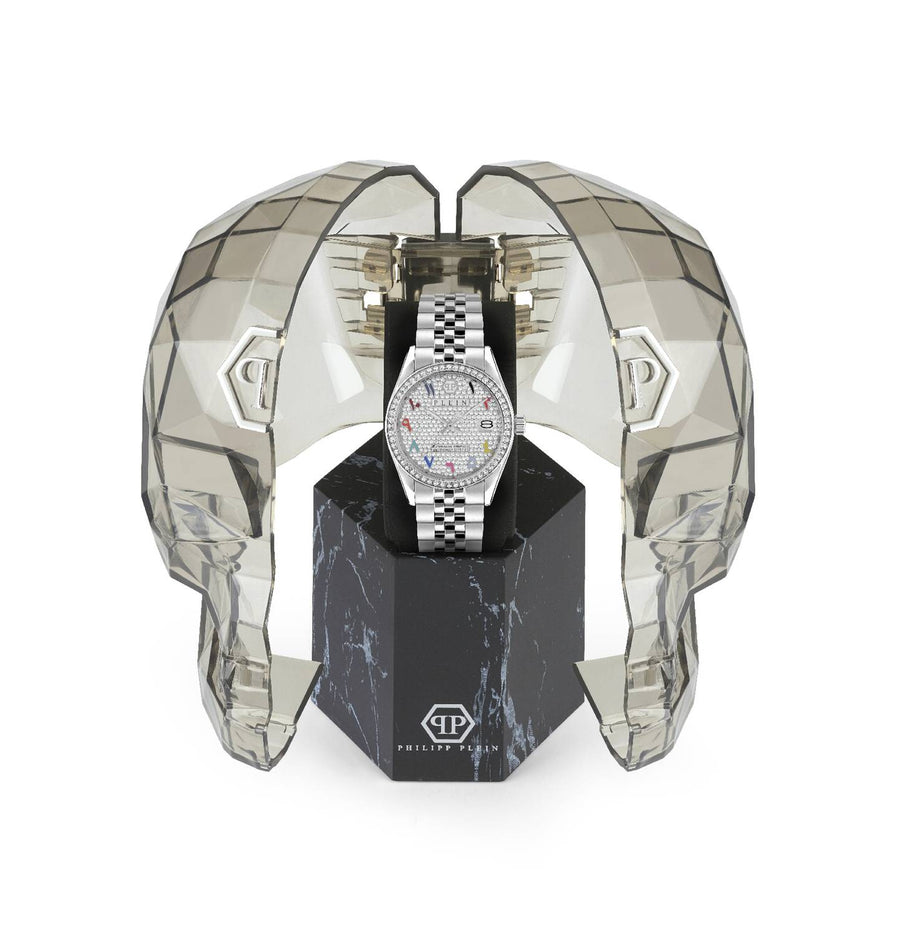 Philipp Plein Damenuhr Date Superlative Crystal