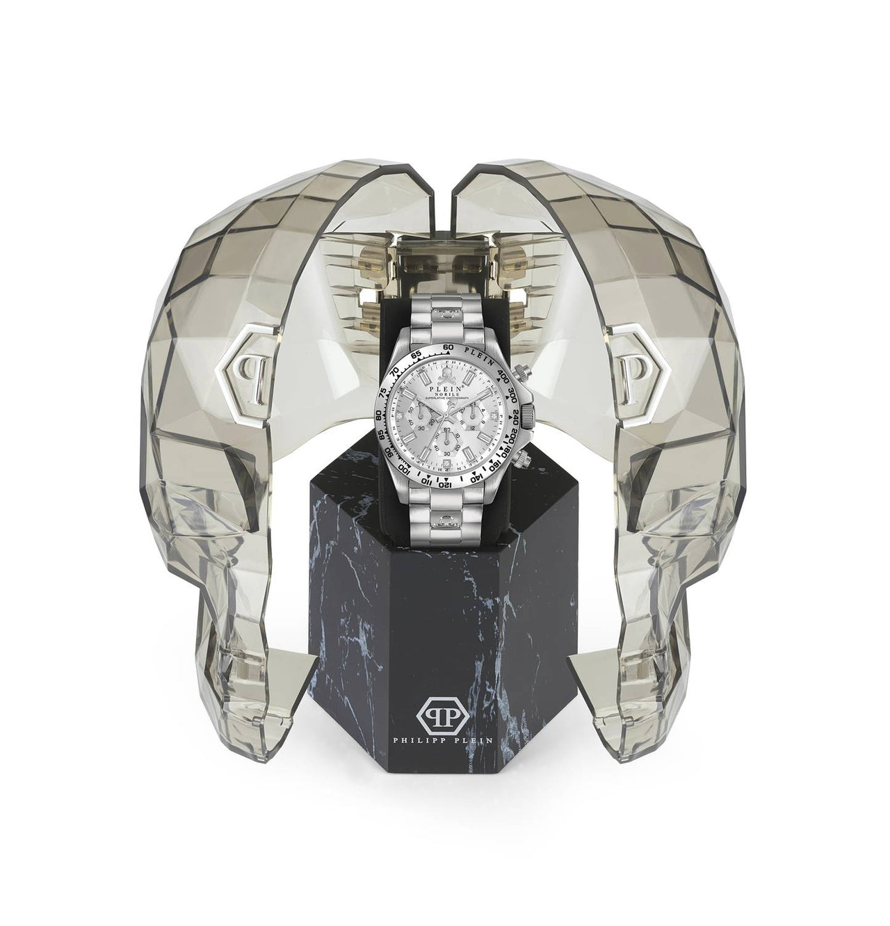 Philipp Plein Herrenuhr Nobile Wonder Silber