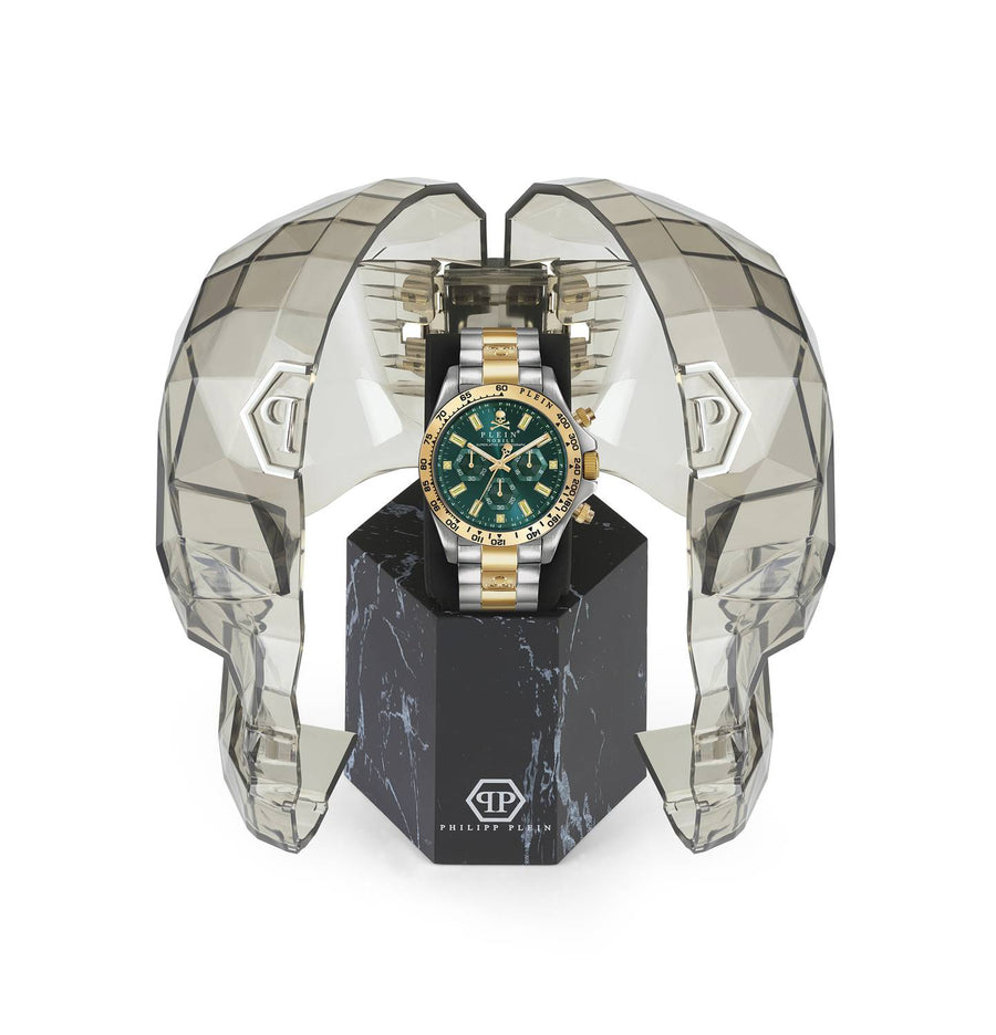 Philipp Plein Herrenuhr Nobile Wonder Silber/Gold