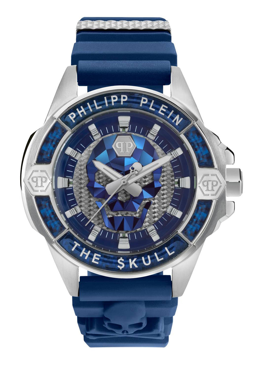 Philipp Plein Herrenuhr The $kull Carbon Fiber