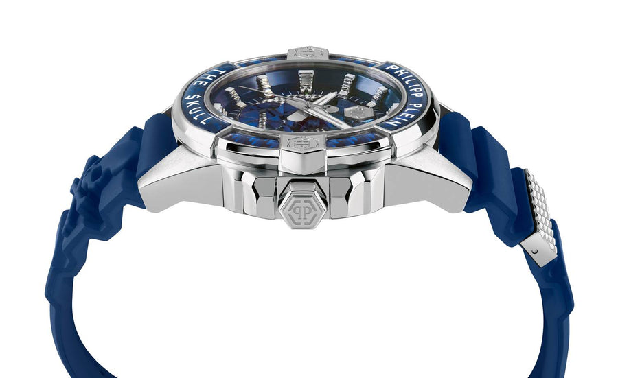 Philipp Plein Herrenuhr The $kull Carbon Fiber