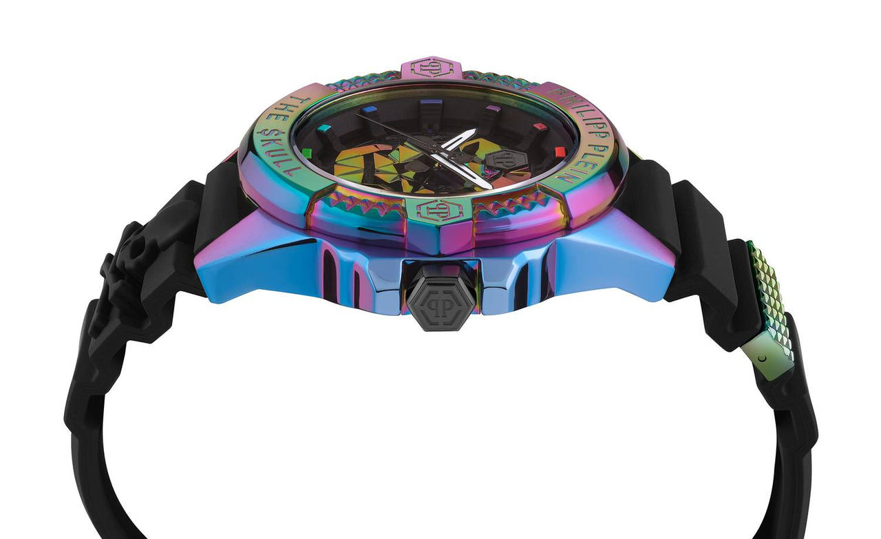 Philipp Plein Herrenuhr The $kull Rainbow