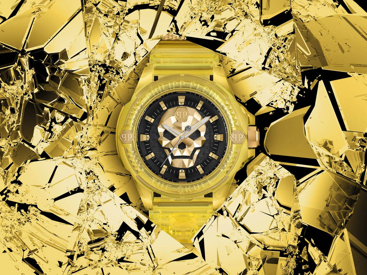 Philipp Plein Herrenuhr The $kull Synthetic