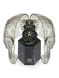 Thumbnail for Philipp Plein Herrenuhr The $kull Titan Camouflage