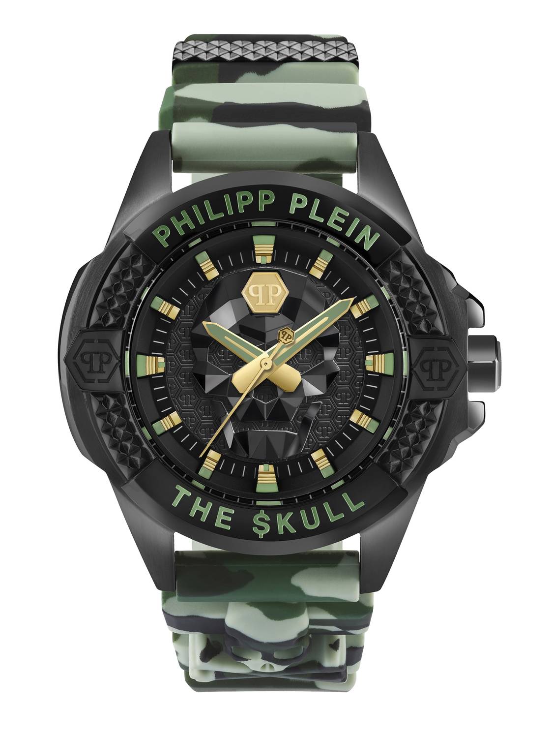 Philipp Plein Herrenuhr The $kull Titan Camouflage