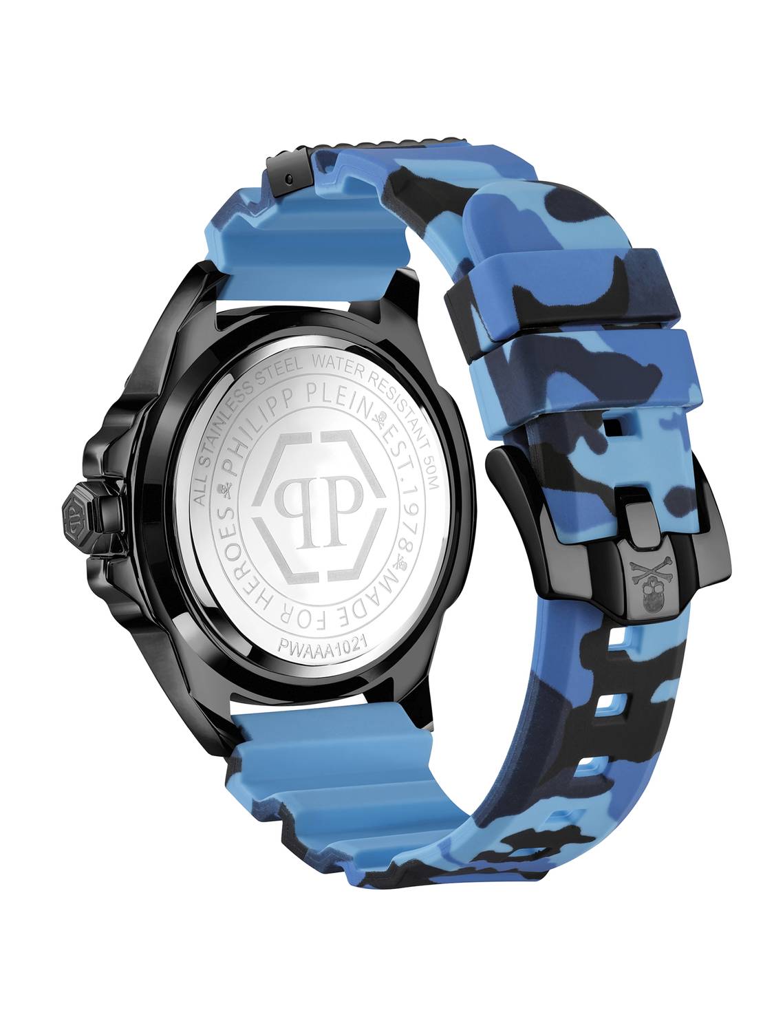 Philipp Plein Herrenuhr The $kull Titan Camouflage