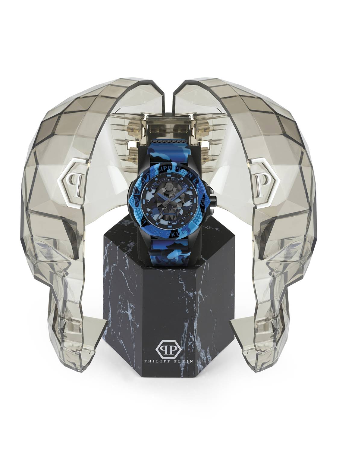 Philipp Plein Herrenuhr The $kull Titan Camouflage