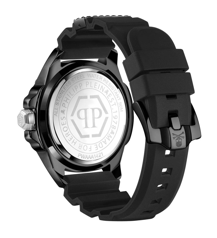 Philipp Plein Herrenuhr The $kull Titan Crystal Schwarz