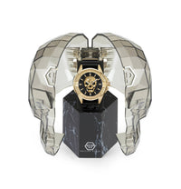 Thumbnail for Philipp Plein Herrenuhr The $kull Titan Gold PWAAA0221